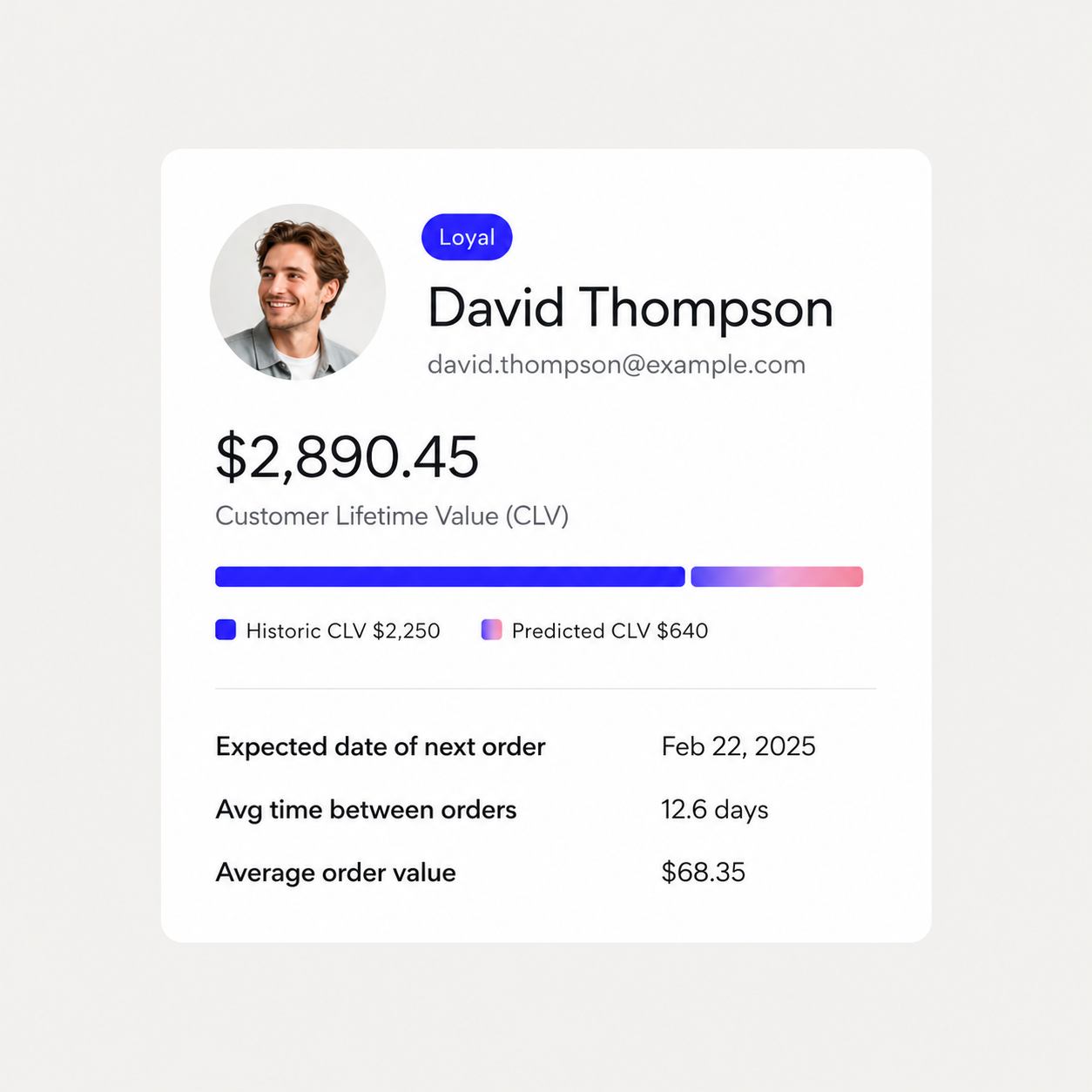 Customer intelligence visualization